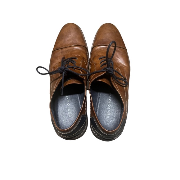 Men’s Restoration Oxford Dress Shoe Cap Toe Sz 8 - Picture 2 of 6